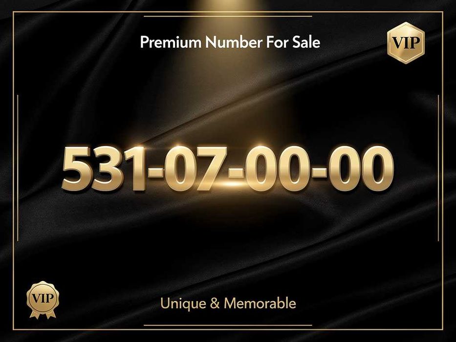 Złoty numer PREMIUM 531_07_00_00