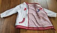 Kurteczka dwustronna R 92 bluza rozpinana na zamek bawełniana kurtka