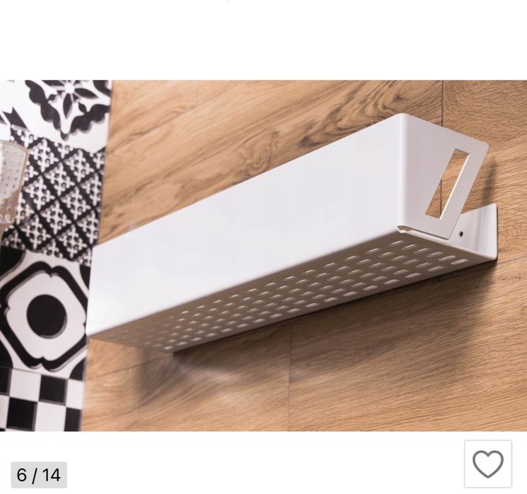 Półka łazienkowa nierdzewna