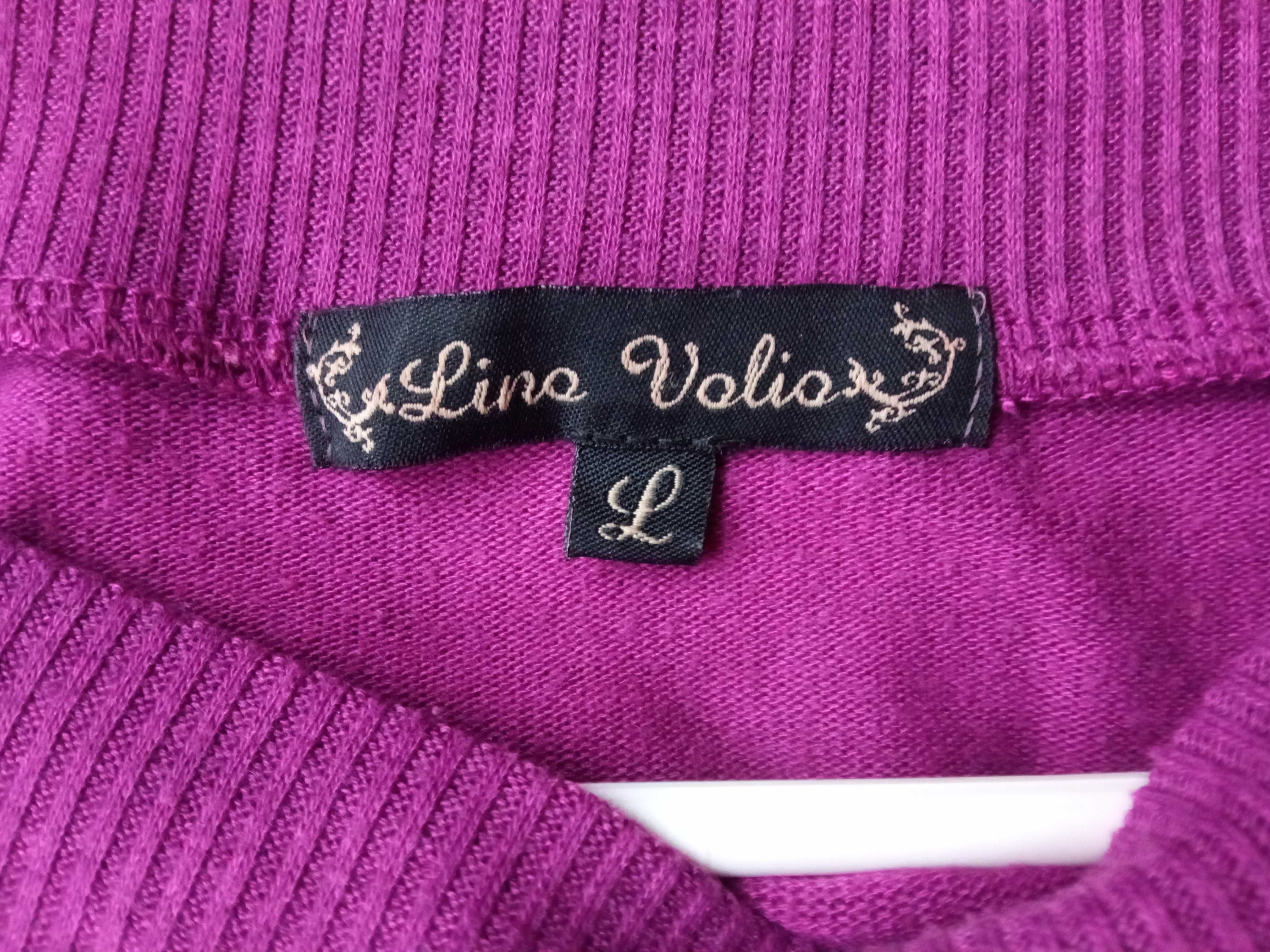 Krótka sukienka Lina Valia mini purpurowa fioletowa M 38 L 40 obcisła