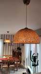 Komplet  3 lamp plecionych  Boho ikea.
