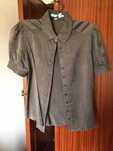 blusa zara castanha tamanho m