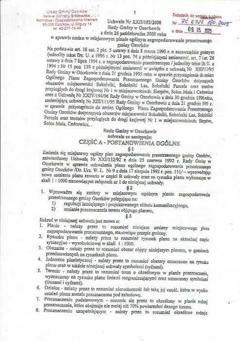 Sokolniki Las - działka leśna 1005m2