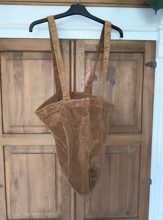 Torba codzienna rudy sztruks