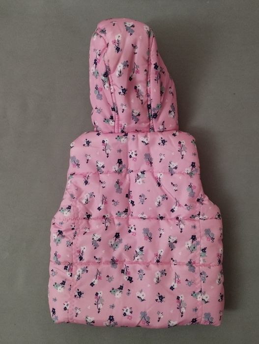 Kamizelka polarowa dziewczęca r. 62-68