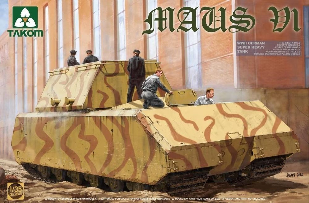 Takom 2049 MAUS V1 1/35 model do sklejania