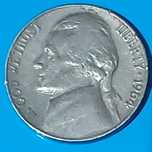 Five Cent de 1964 USA, Thomas Jefferson