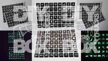 Conjunto de 117 Adesivos/ Stickers Luminosos em PVC