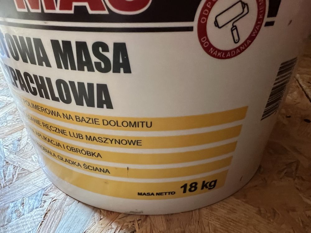 Eko-Mas - Gotowa masa szpachlowa 18kg