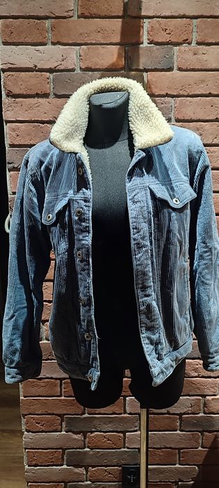 Męska kurtka zimowa z futerkiem roz S/M ,,