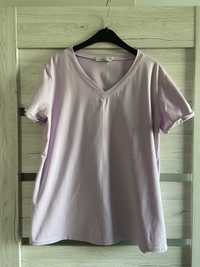 Koszulka z krótkim rękawem, t-shirt liliowy kolor