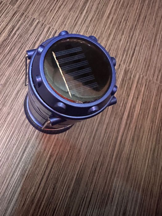 Туристичний ліхтар-лампа з повербанком та сонячной зарядкою