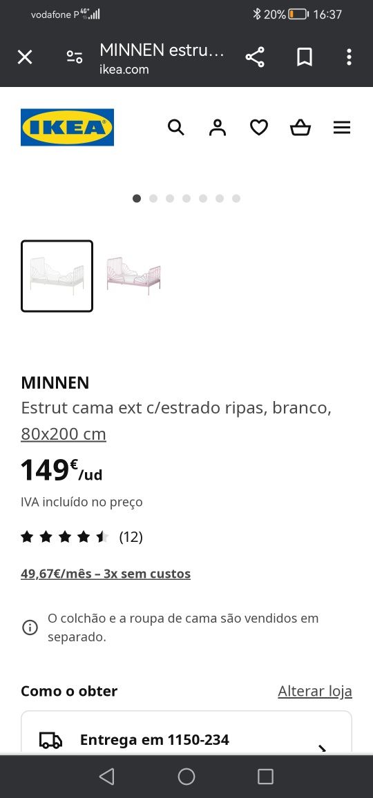 Camas extensíveis ferro ikea