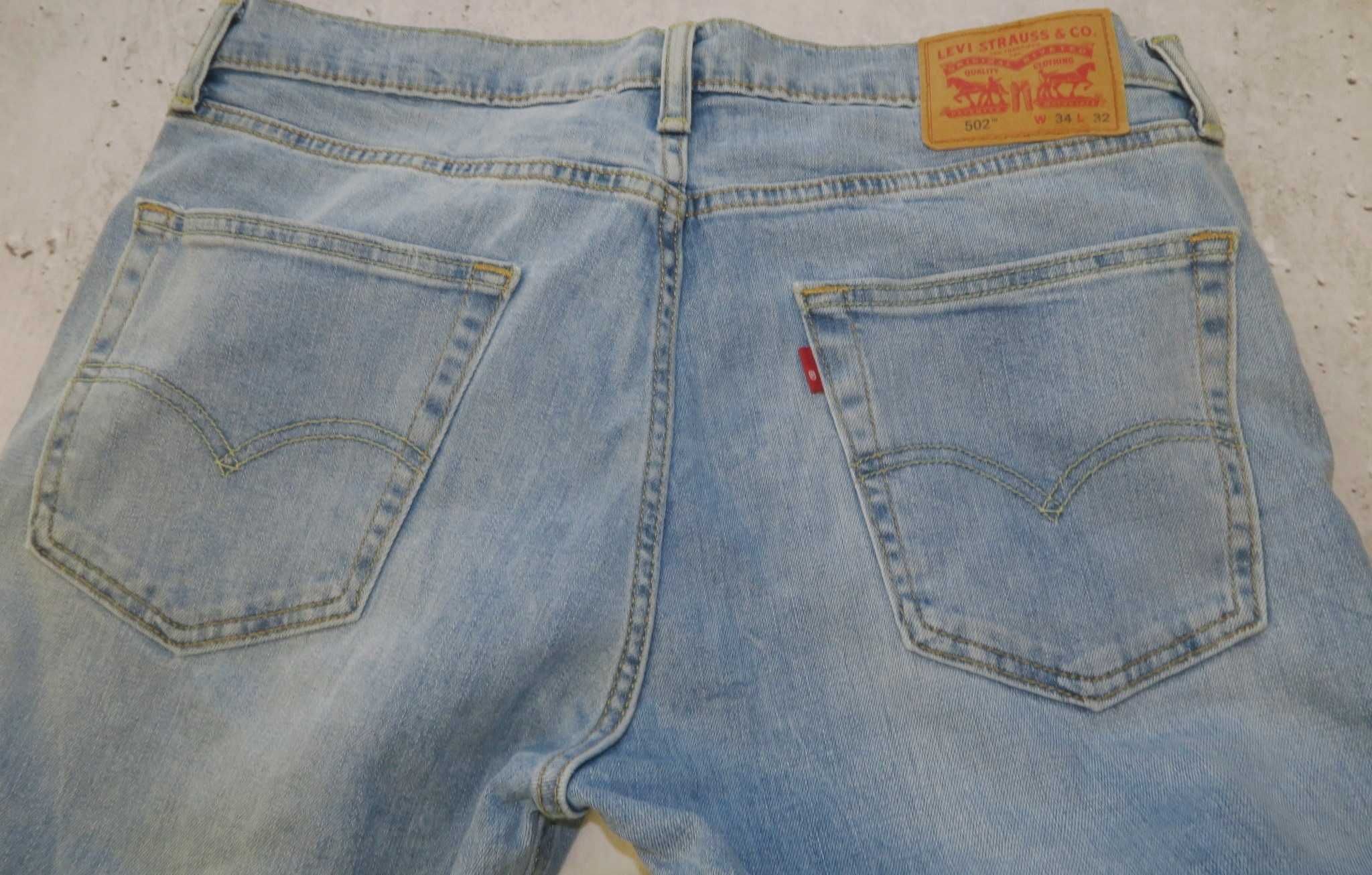 Levi's 502 spodnie jeansowe 34/32