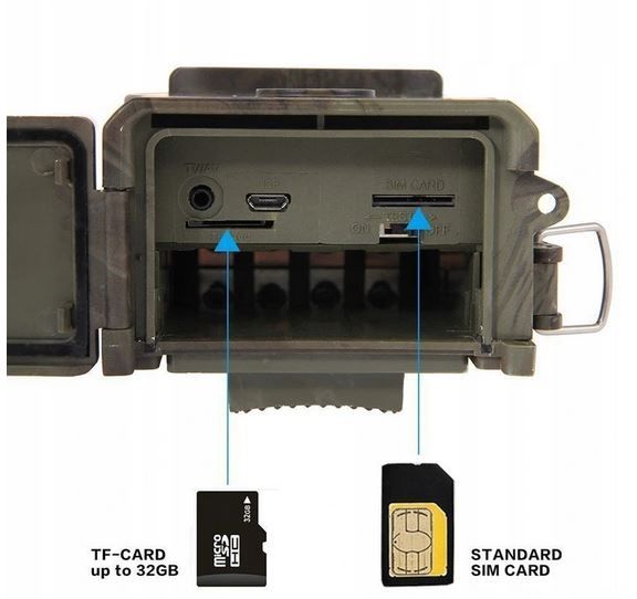 Kamera Lesna Fotopulapka MMS HC-300M + Solar panel