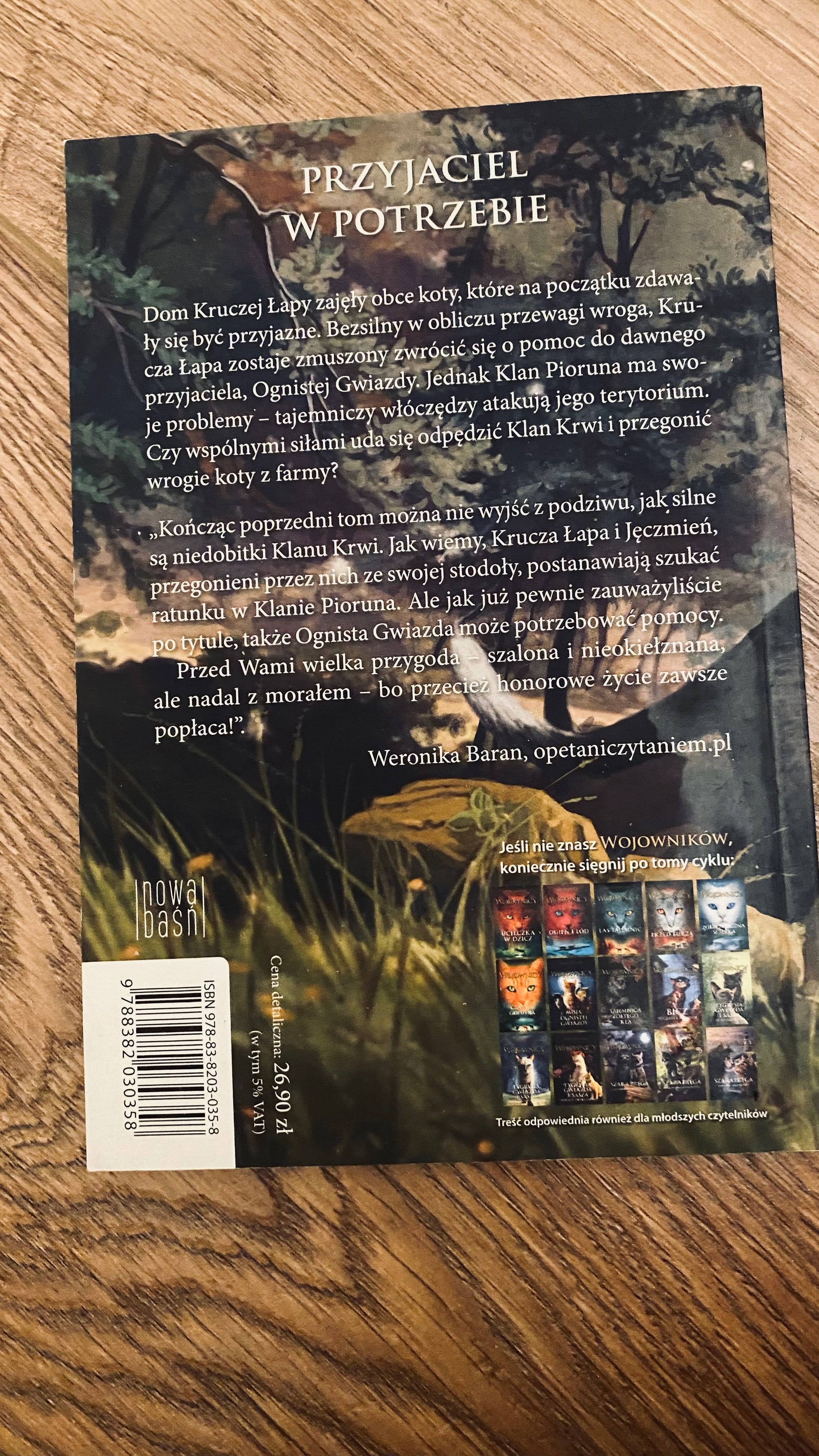 Sprzedam całą trylogię „Ścieżki Kroczących Łap” – Wojownicy Manga