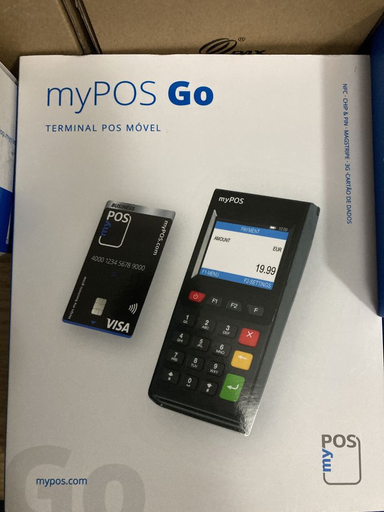 Terminal POS móvel TPA myPOS Go/Pax D200 Vending - NOVO