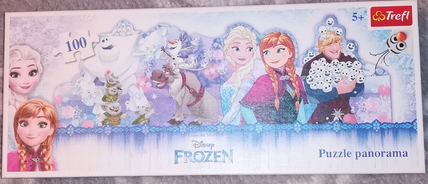 Puzzle 100 el. Frozen Kraina Lodu