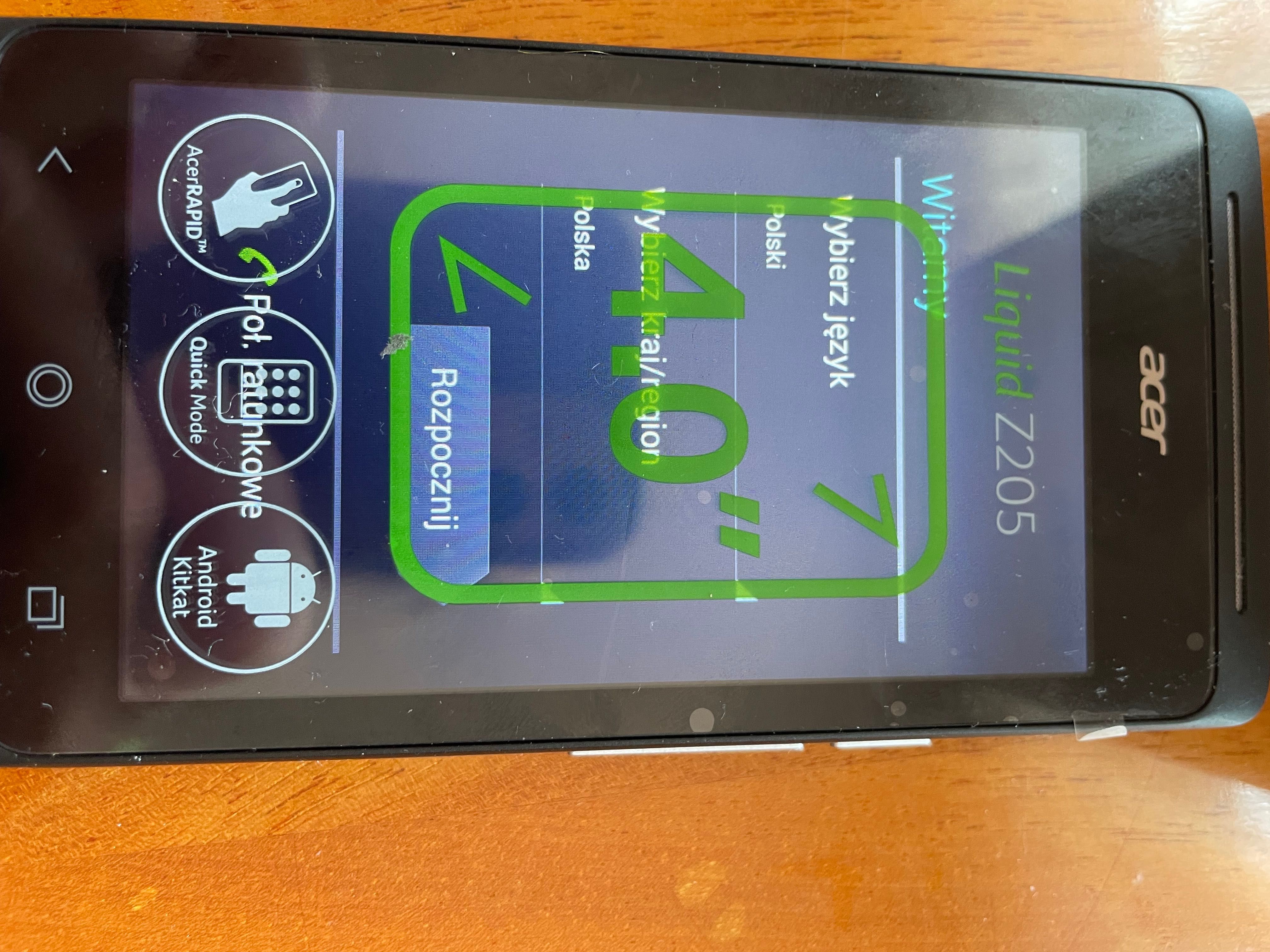 Telefon Acer Liquid Z205 nowy