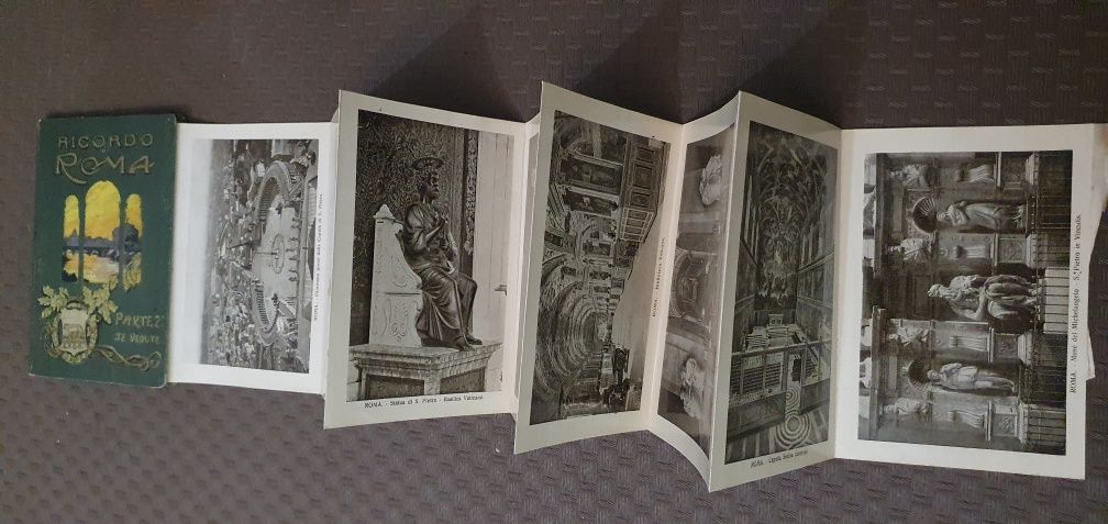 Lote postais antigos 1940/50 Pompeia, Roma, Florença, Genova