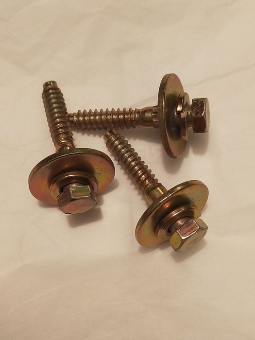 Parafusos sextavados, 3 unidades