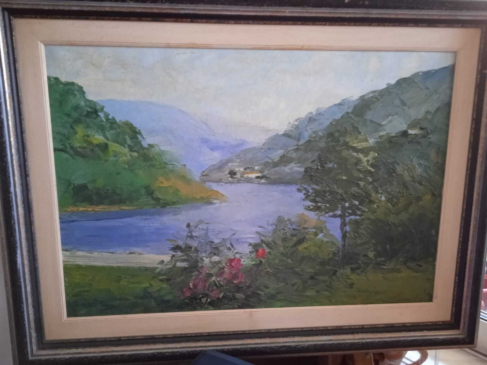 Quadro - Paisagem do Rio Douro na zona da Pala