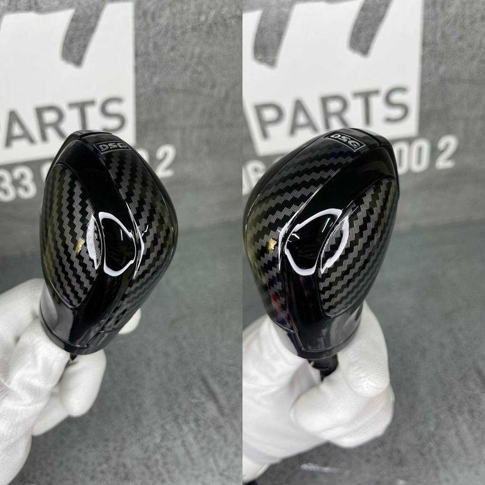 Селектор ручка акпп DSG Aisin CARBON Stell / Piano Black АНТИХРОМ