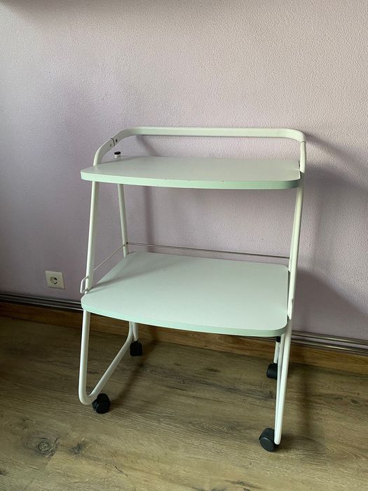 estante portátil de 2 prateleiras