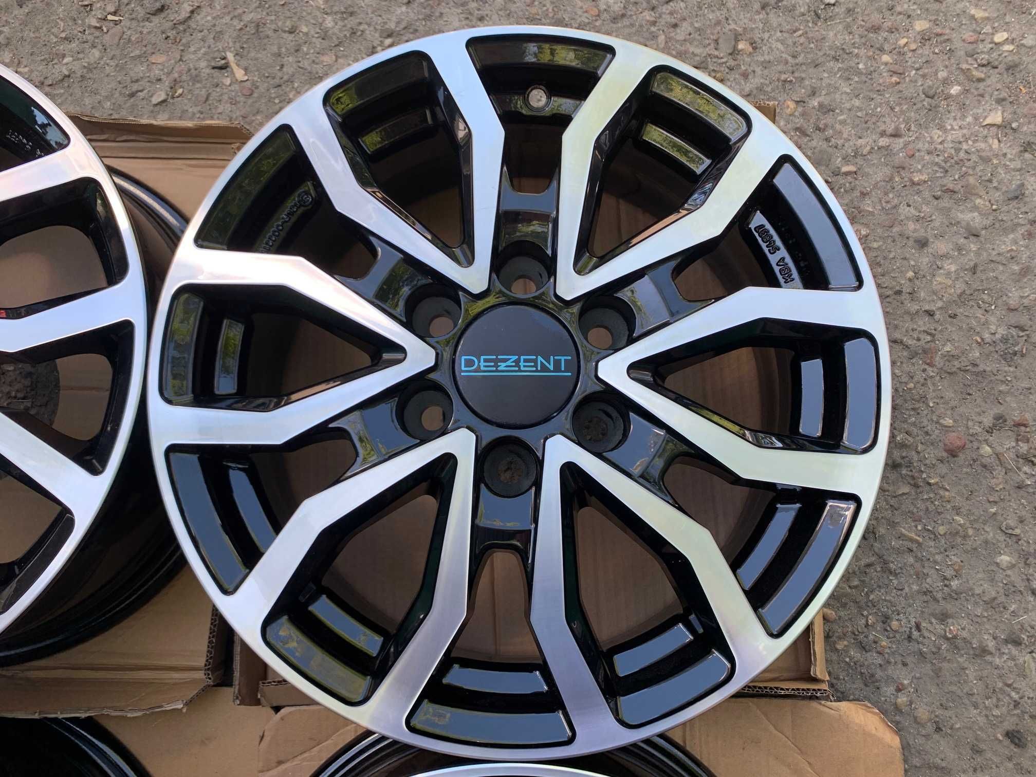 4x felgi DEZENT KC dark 16x6,5 roz. 6x120 ET 50 TRANSIT TRANSPORTER