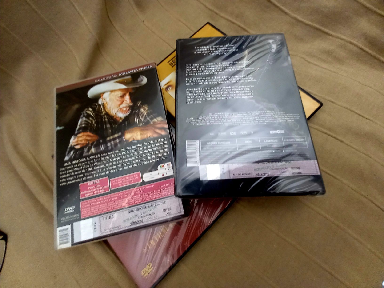 Quatro dvds de David Lynch