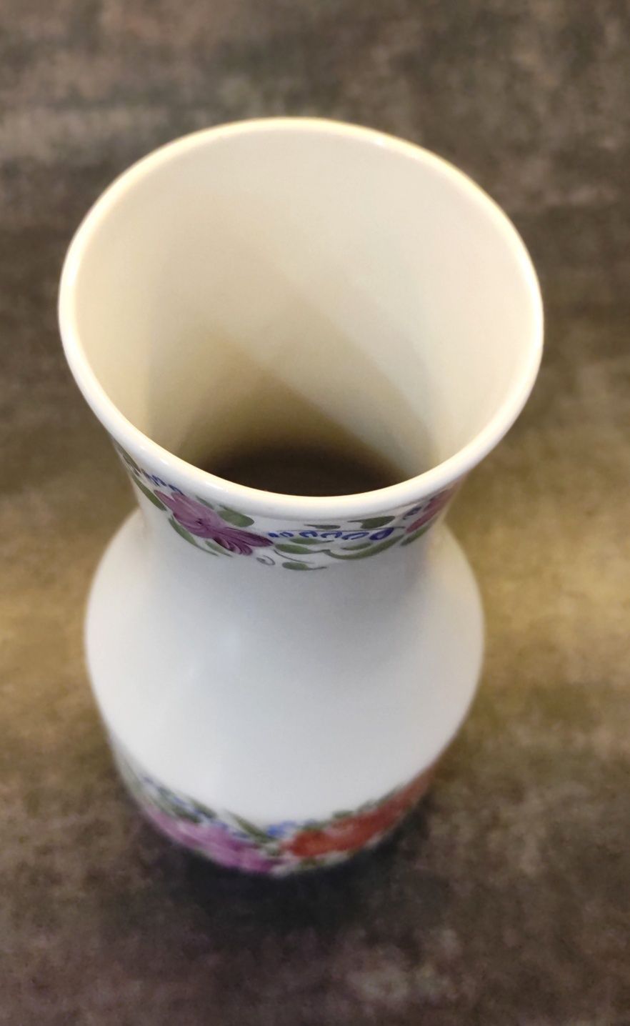 Wazon porcelana Wawel ręcznie malowany H. Banaszek PRL Vintage