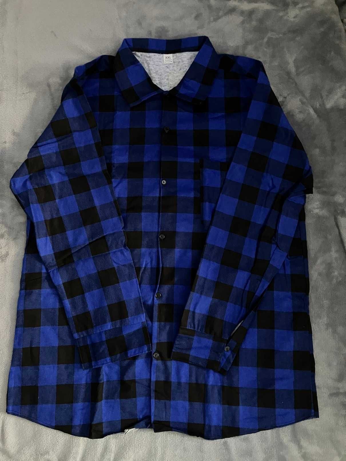 Flanelowa koszula w kratę r. 44/42 (XXL/XL)