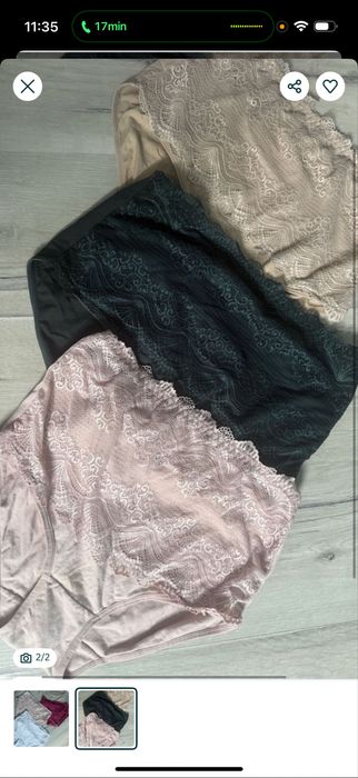 Majtki stringi koronkowe 2xl xxl paka zestaw