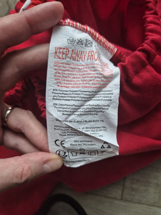 Jak nowy! Kostium strój mundur strażaka na bal, rozm 5-6