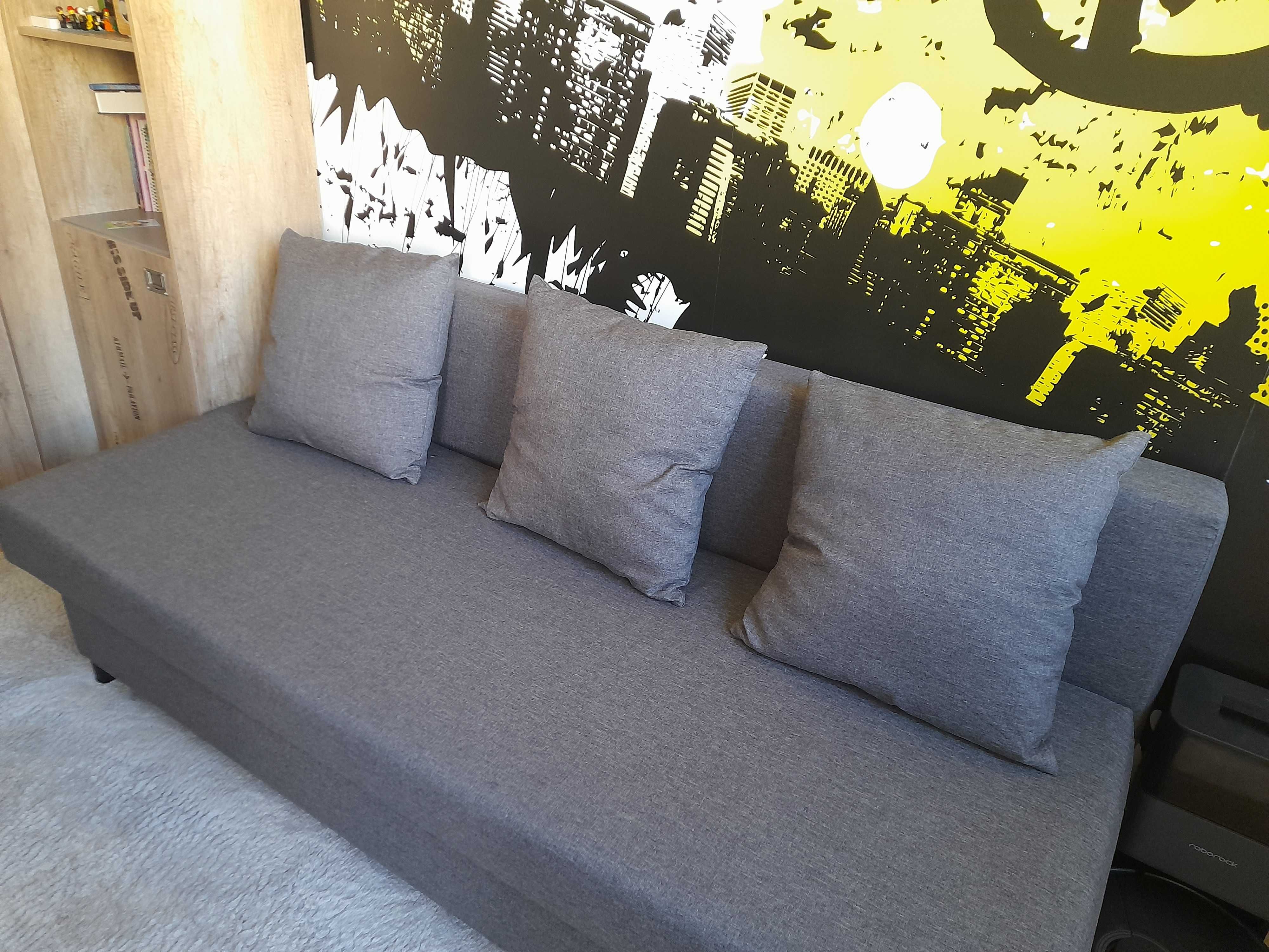 Sofa 3-osobowa szara