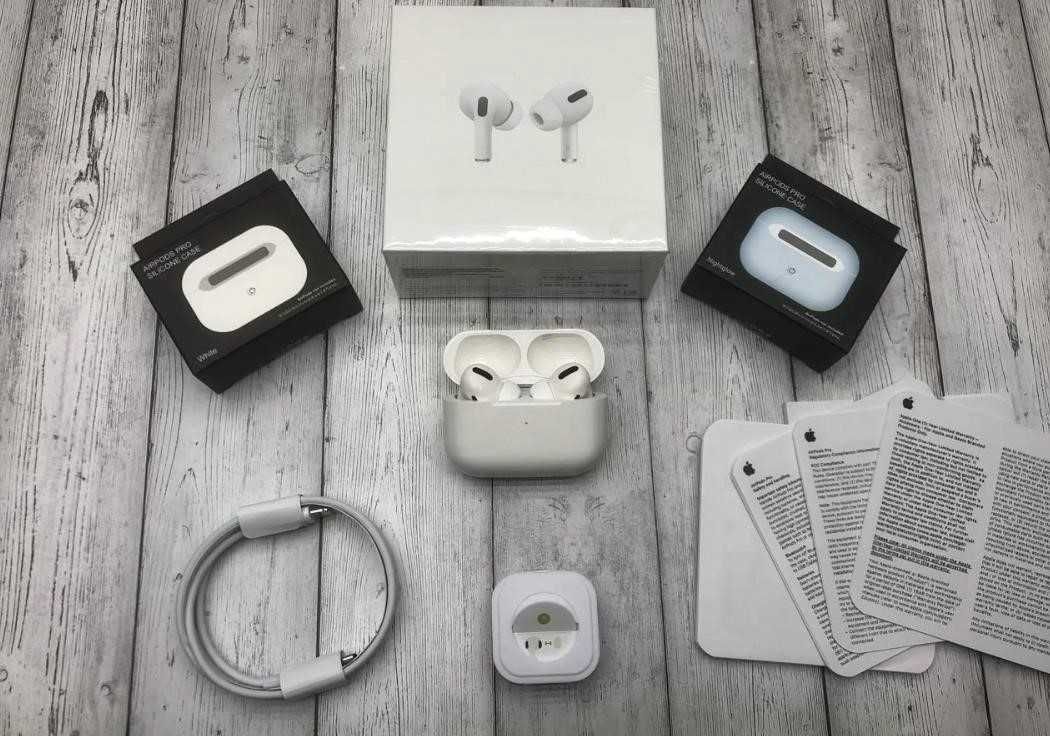 Топовые Наушники AirPods Pro Full качества 1в1 Беспроводные с иос17