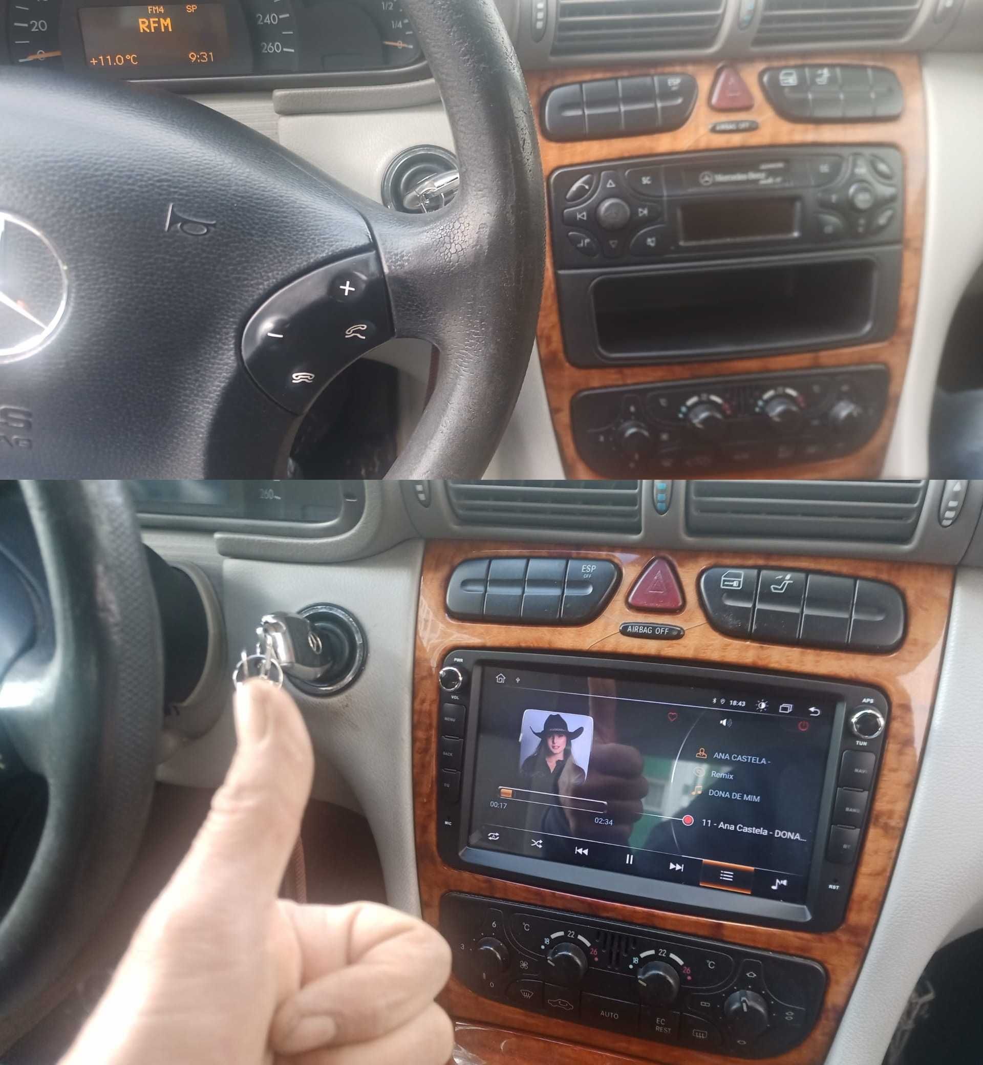 Montagem Auto Radio Mercedes, Volkswagen BMW e outros