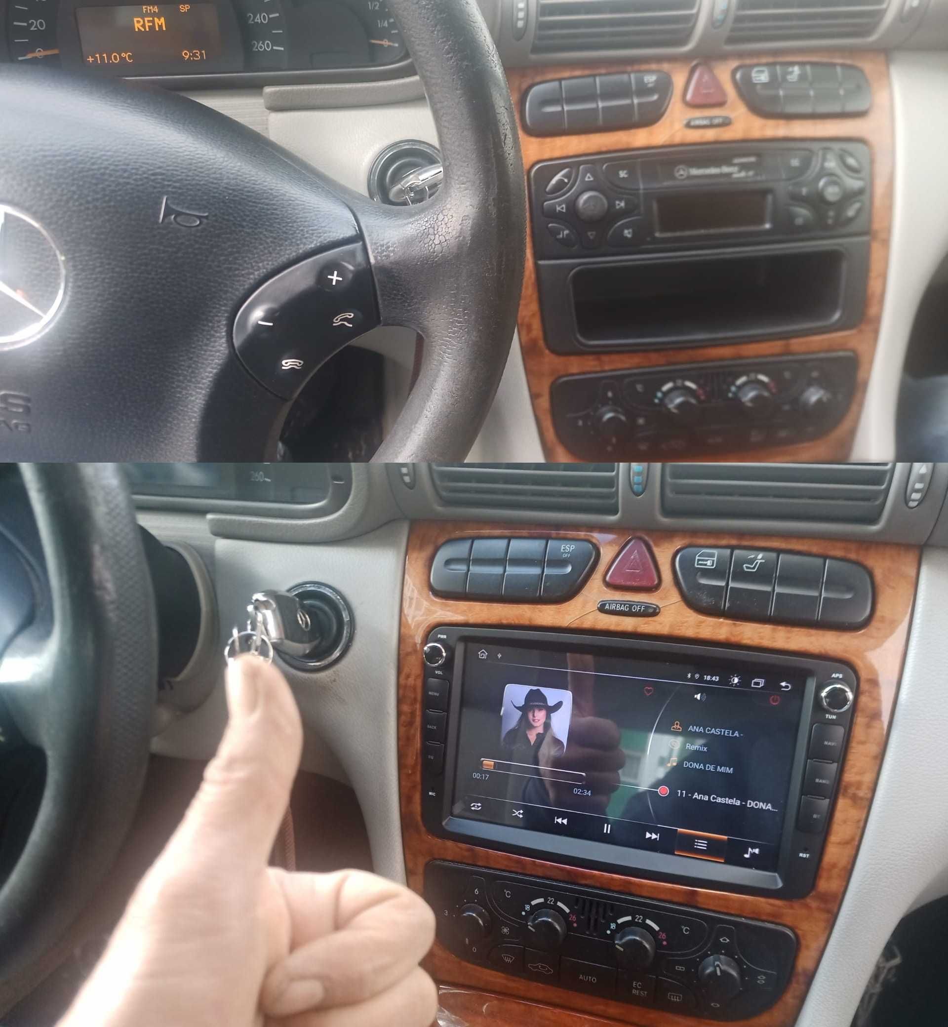 Montagem Auto Radio Mercedes e outros