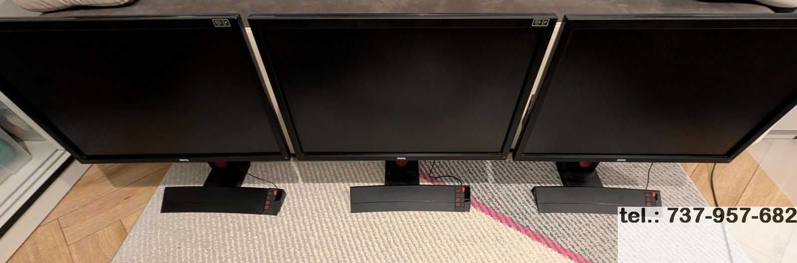 monitor 24" FullHD 1080p BenQ XL2420Z 144HZ, Nvidia G-Sync, mat, pivot