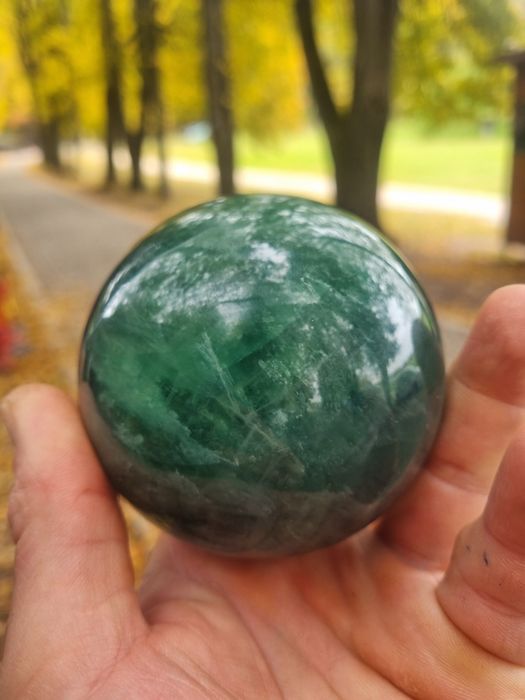 Kula 8 cm Zielony Fluoryt
