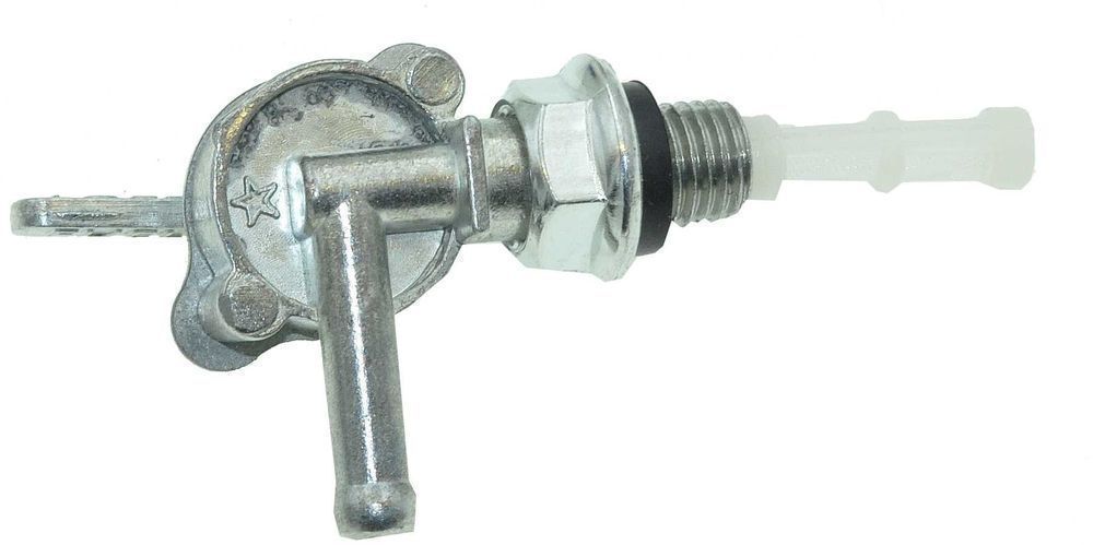 Кран топливный двигателя генератора 168F вых лево резьба 10 мм, gen007