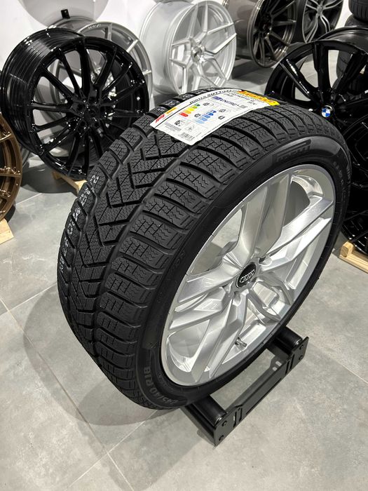 Oryginalne koła zimowe 18 5x112 Audi A4 B9 B8 245/40R18 Pirelli