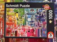 Puzzle Schmidt 1000 elementów, Wszystkie kory tęczy, 58958, kompletne