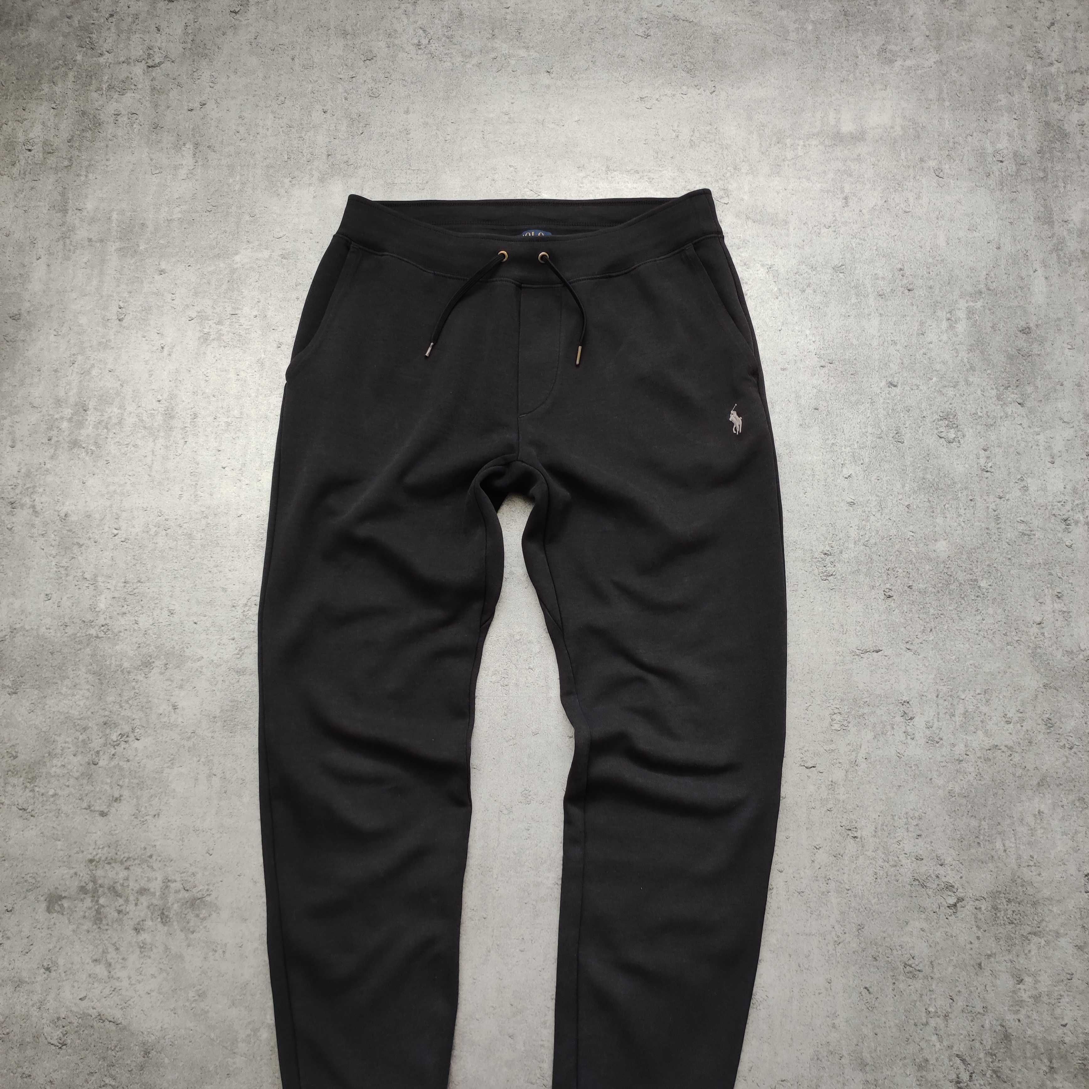 MĘSKIE Spodnie Dresy Sportowe PREMIUM Joggery Grafit Polo Ralph Lauren