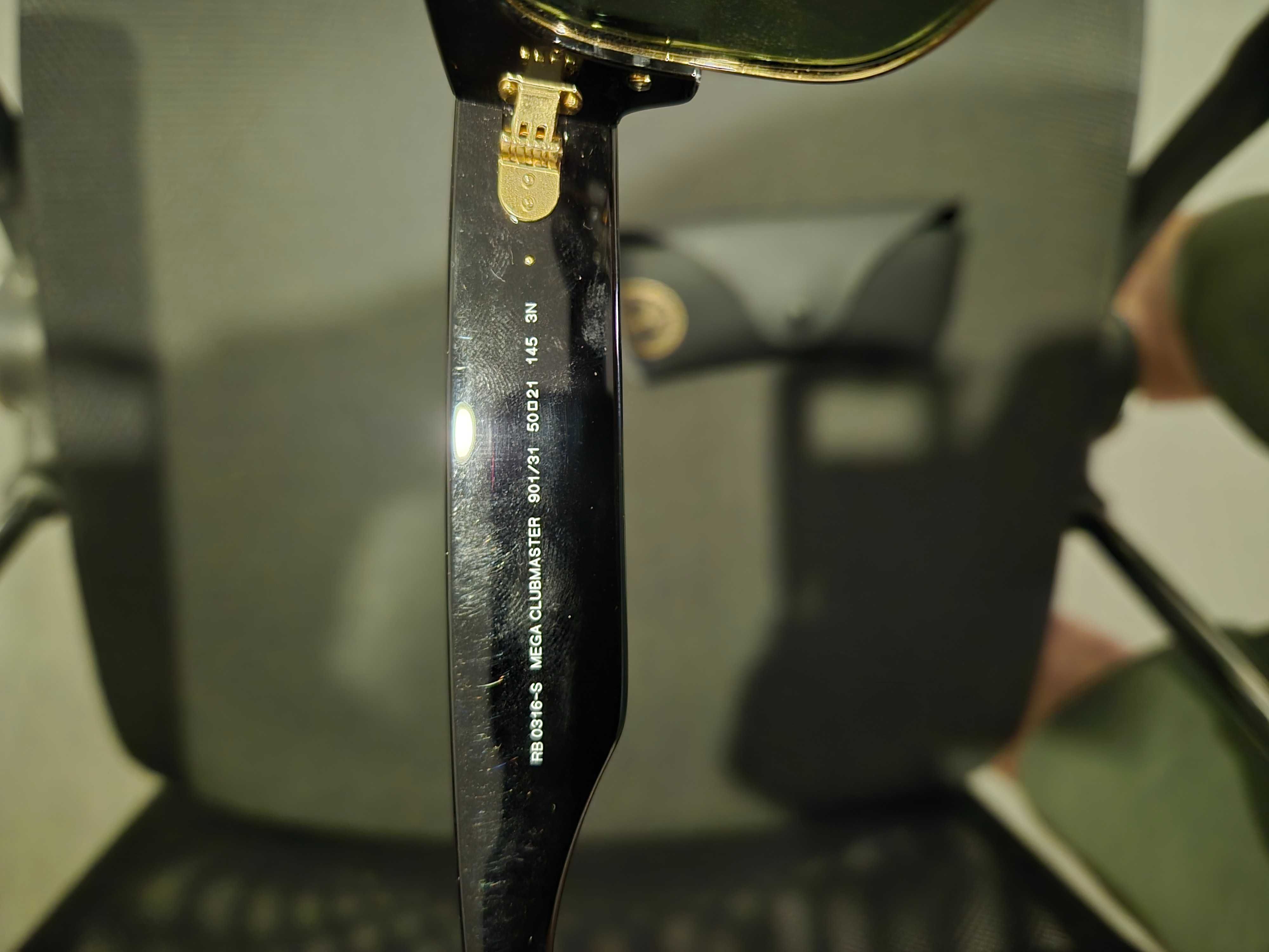 óculo rayban modelo RB0316-S mega clubmaster, original novo