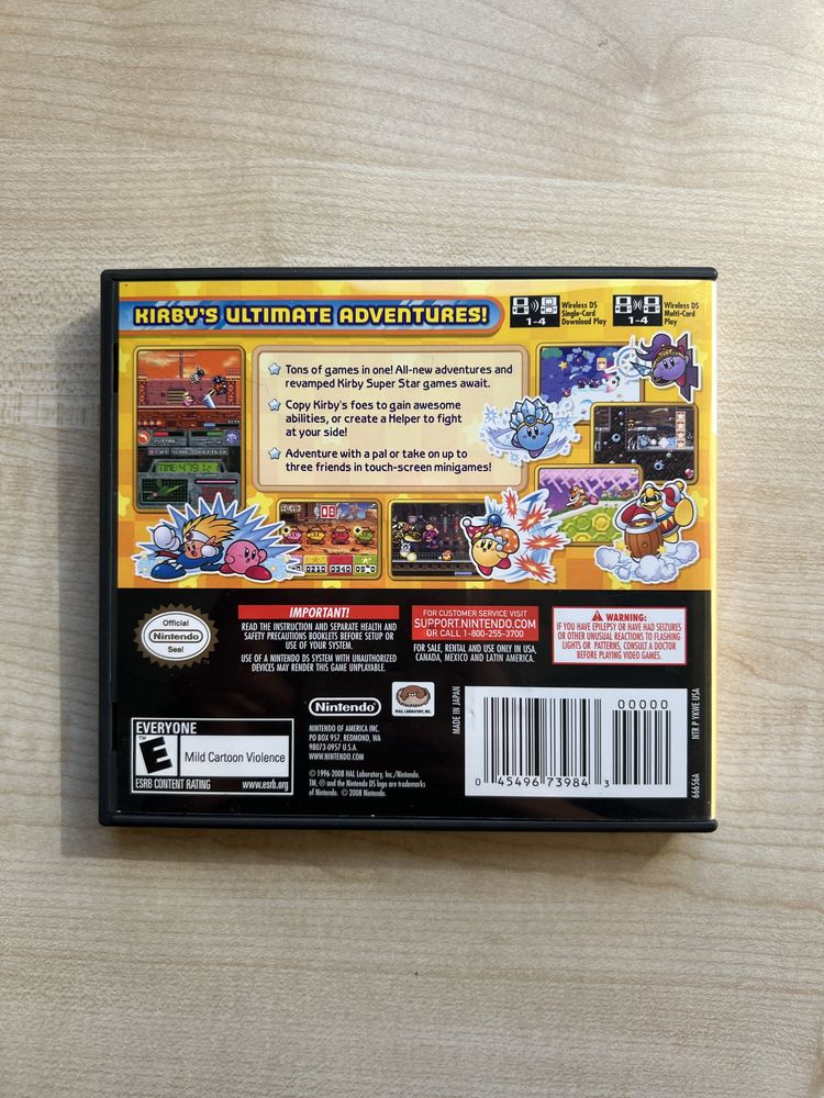 Kirby super star ultra, unikat na nintendo DS gra na konsolę