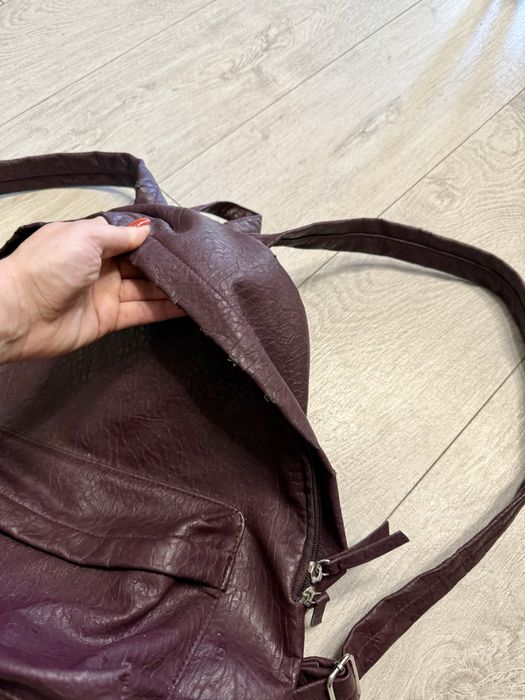 Plecak damski o kolorze  burgundowym H&M