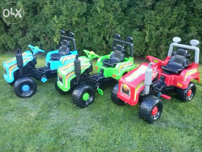 DUŻY traktor 2-6 LAT na pedały NOWY dla dzieci Rzeszów 3kolory 95cm!
