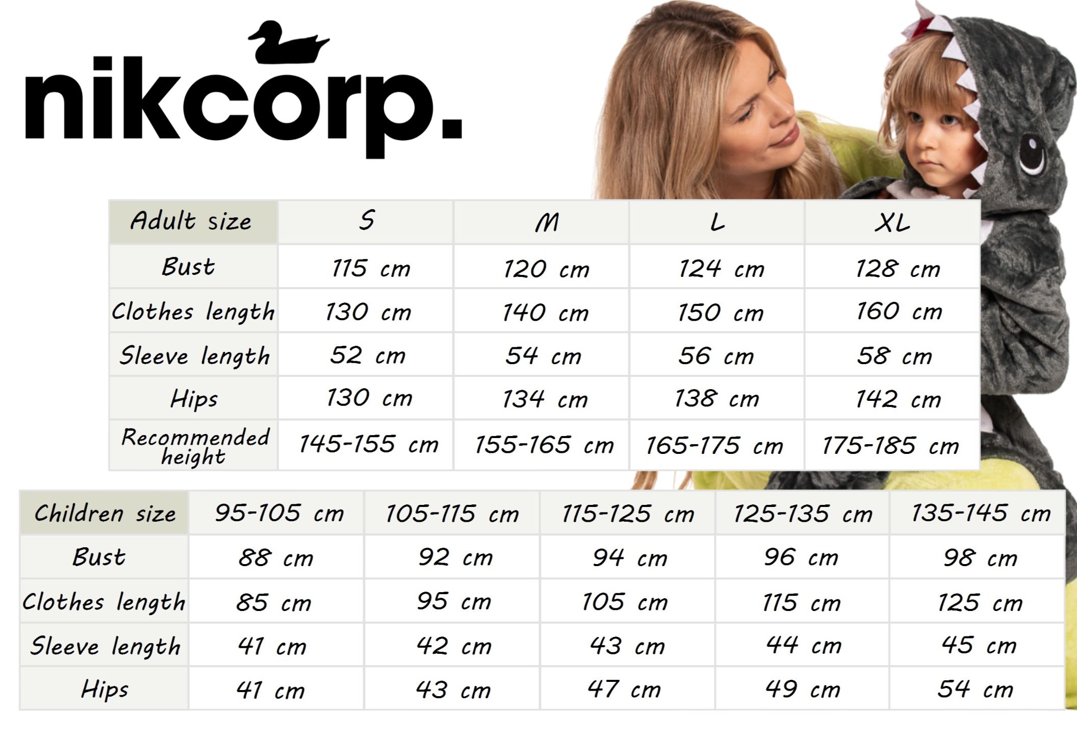 Piżama Dla Dzieci Kigurumi Onesie Kostium Krowa Biało Czarna 135-145cm