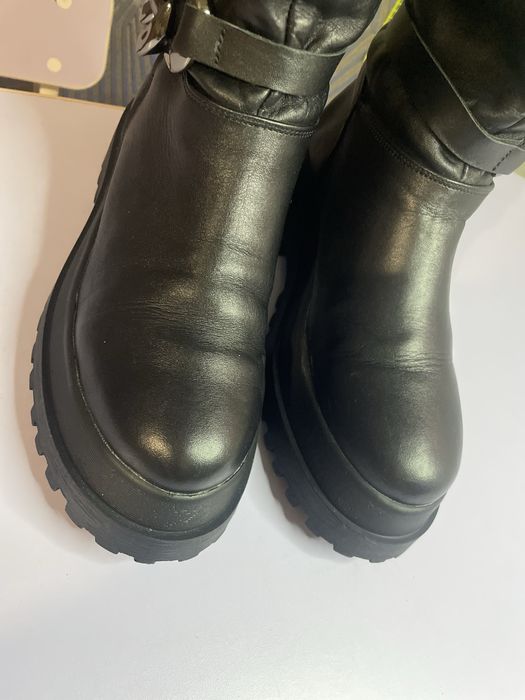 Жіночі зимові чоботи натуральна шкіра